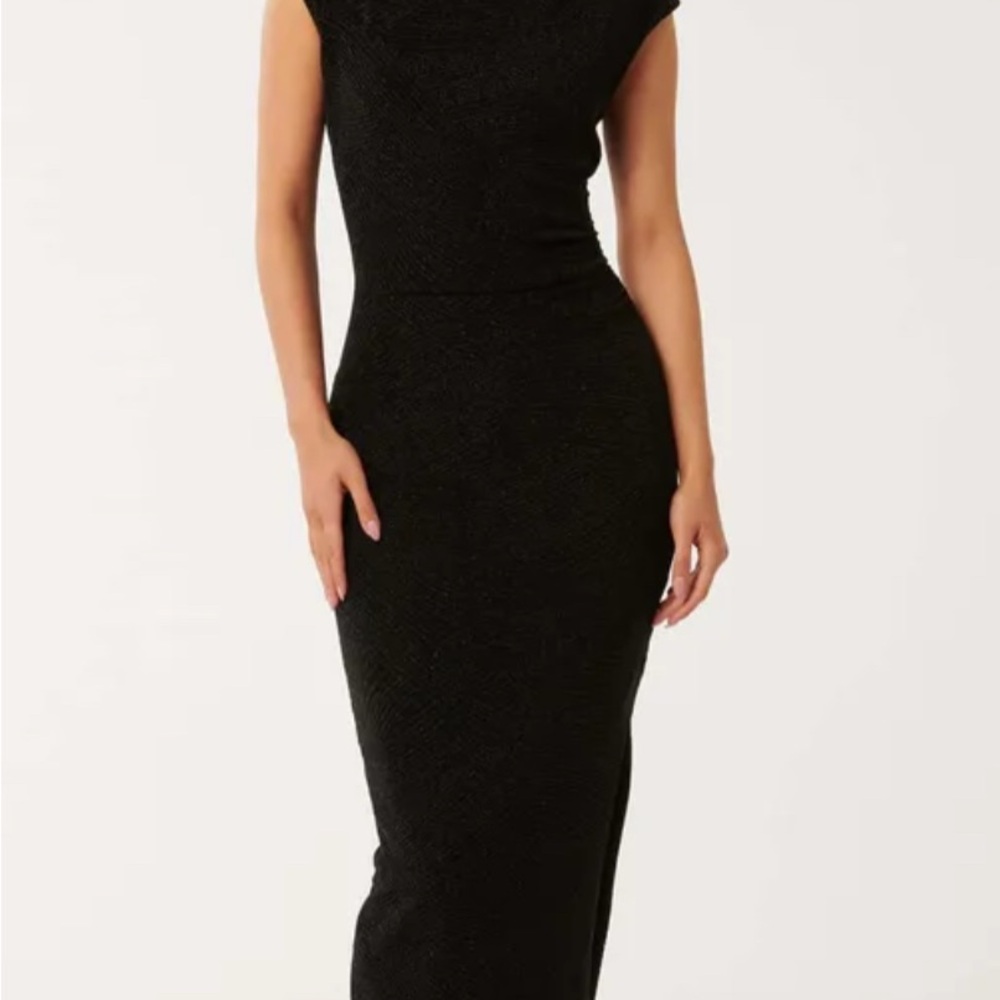 Ever New Sammy Glitter Bodycon Midi Dress